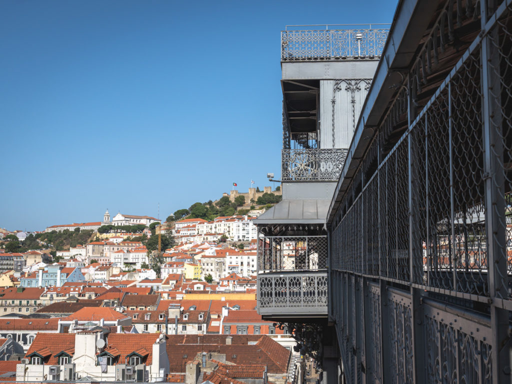 A Lisbon itinerary should include a view of the city with the Santa Justa lift. Just don't pay to go up the elevator!