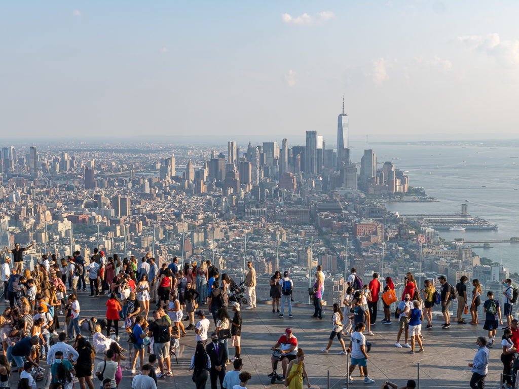 The Edge is one of the best observatories in NYC, but gets super crowded.