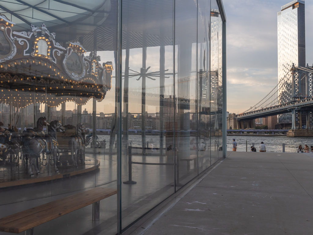 Jane's Carousel is a beautiful Brooklyn photography spot.