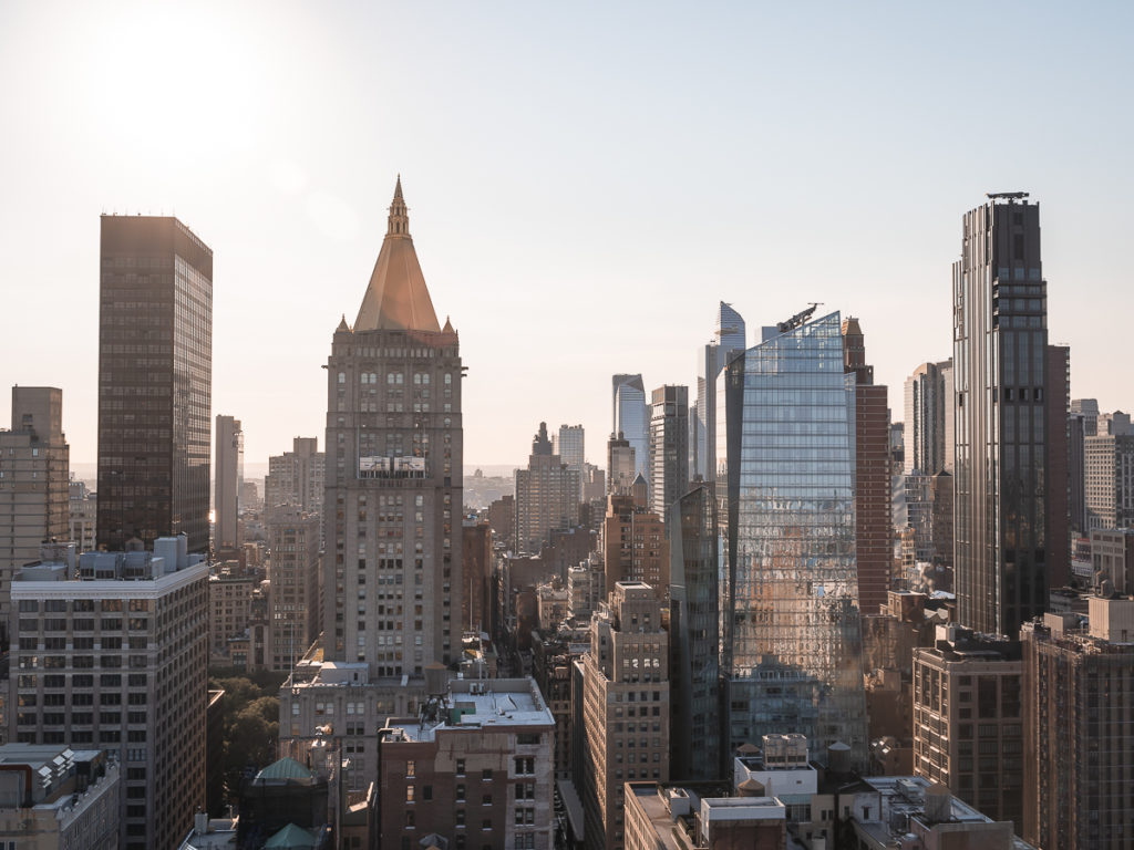 View of NoMad as seen from the Vu New York residential building.