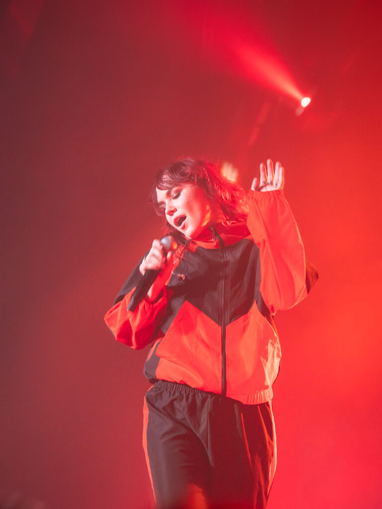 Concert photography of singer UPSAHL on stage at Racket NYC in Chelsea.