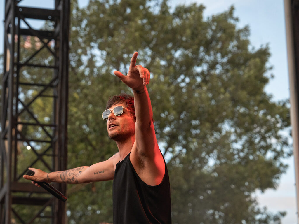 Louis Tomlinson concert photography at Forest Hills Stadium in Queens, NY.