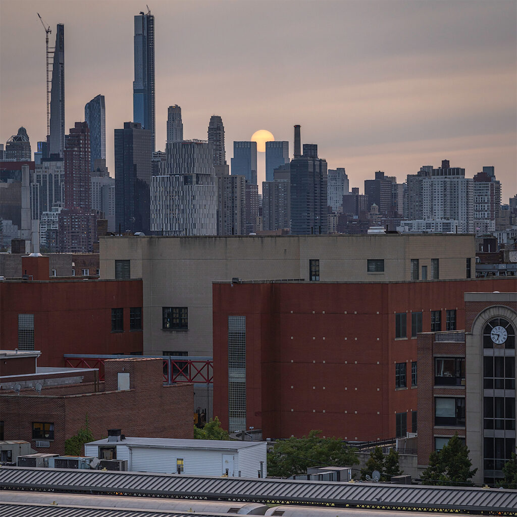 Rooftops in Astoria are some of the best Queens photography spots ever.