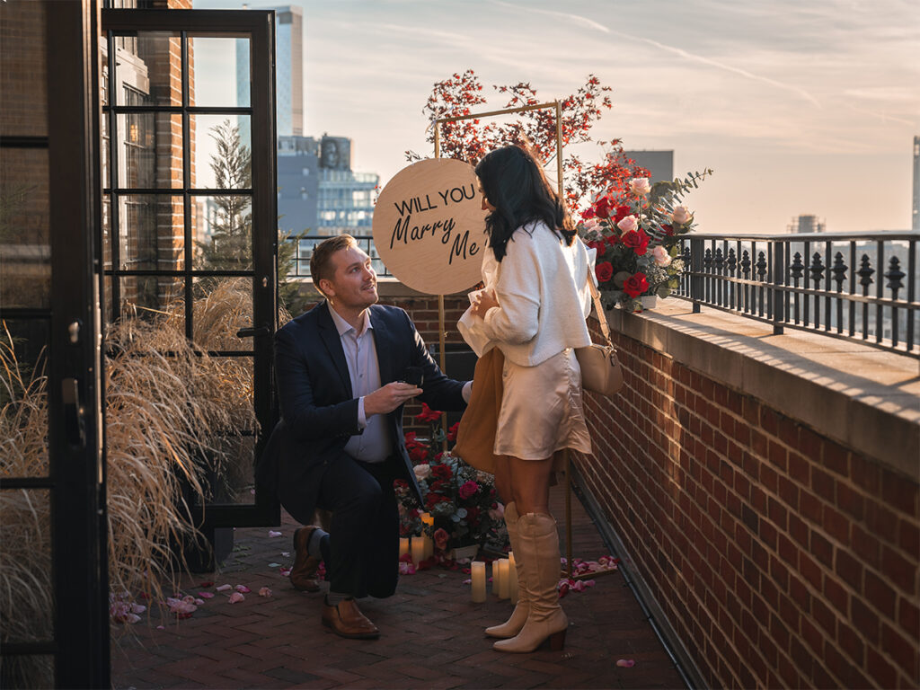 A beautiful Ludlow Hotel proposal.