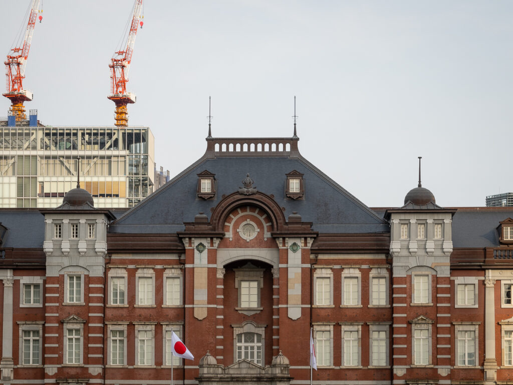 Tokyo Station is a Meiji-era building.