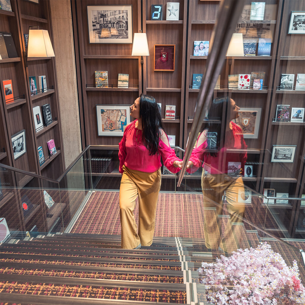 Shiba Park Hotel renovated to become a new "library concept" hotel and is a great place to stay during a Tokyo 4 day itinerary.