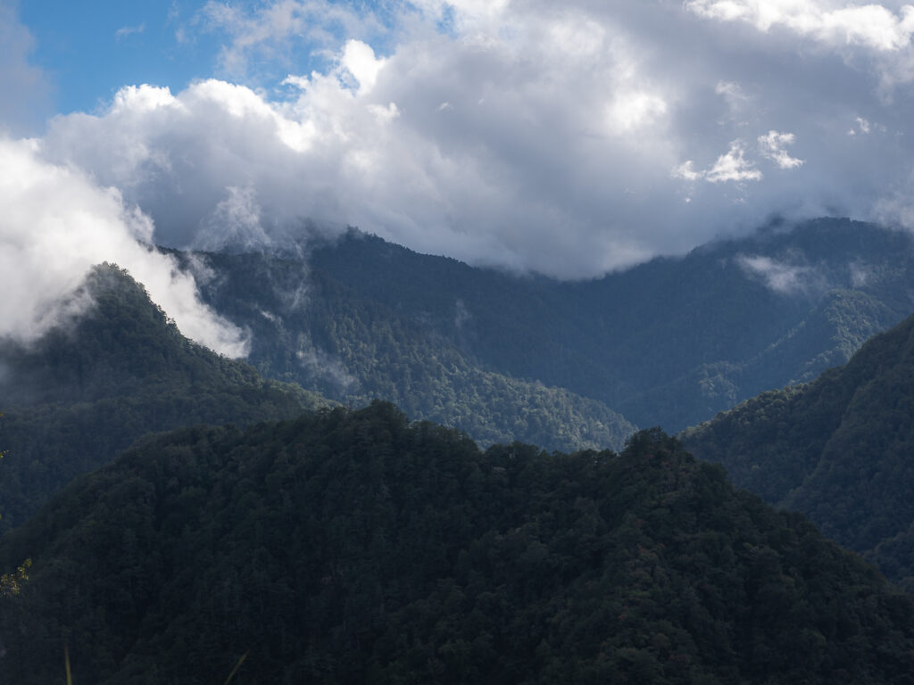 The mountains of Hsinchu County.