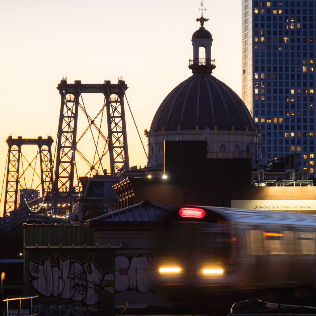 The Marcy Ave subway stop is one of the most scenic subway stations in New York City.