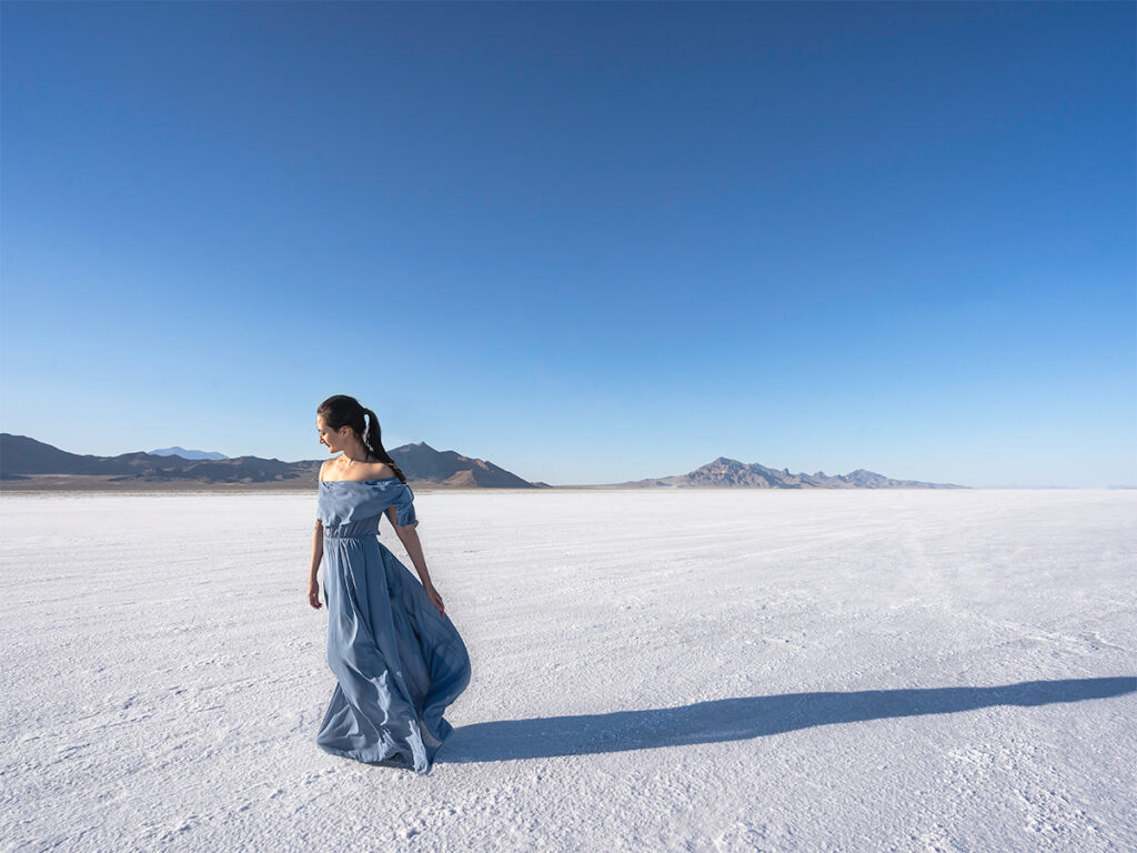 The Bonneville Salt Flats are synonymous with Salt Lake City. 