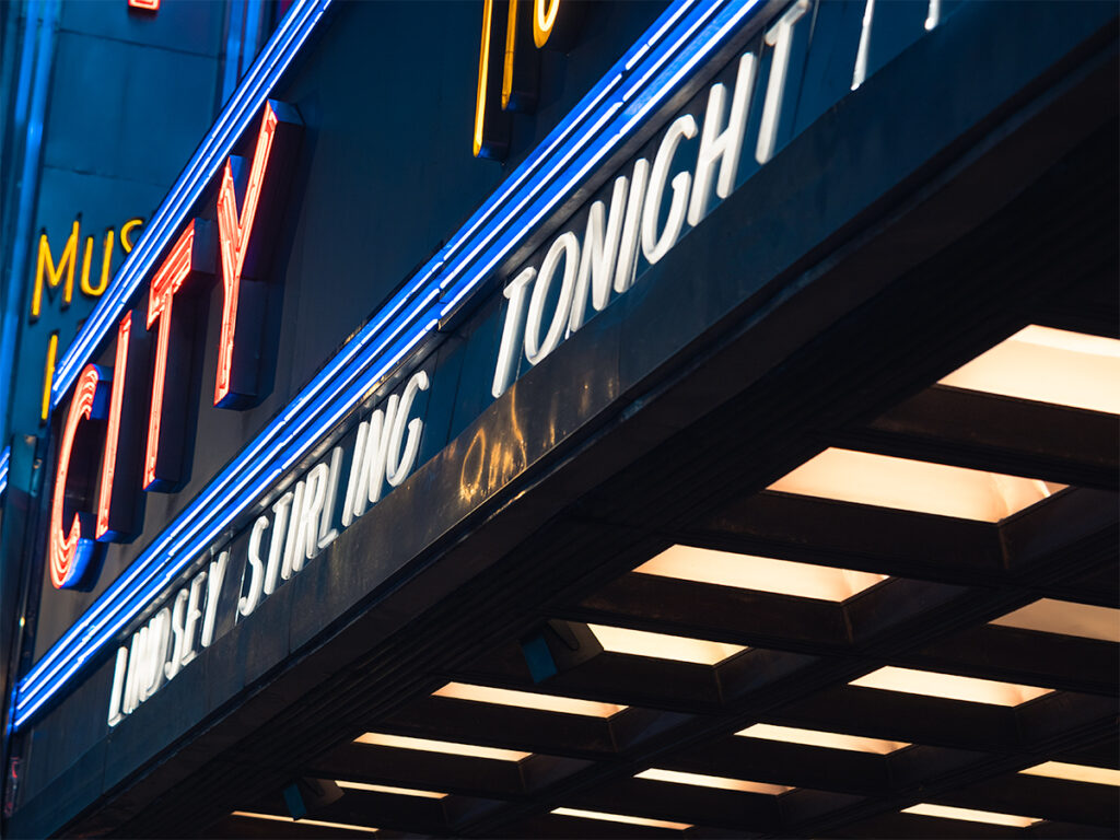 Lindsey Stirling performs at Radio City Music Hall.