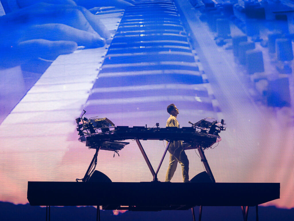 Kygo at Barclays Center onstage performing.