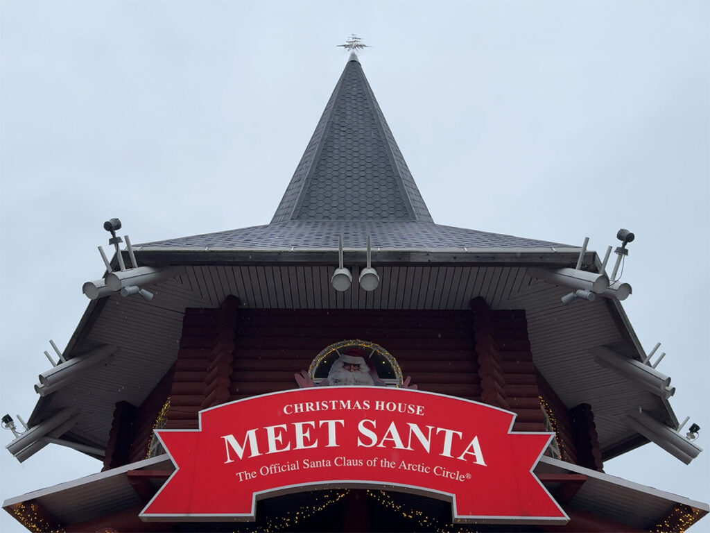 Visiting Santa Claus Village, the official home of Santa Claus, is a must do Rovaniemi 7 day itinerary activity.