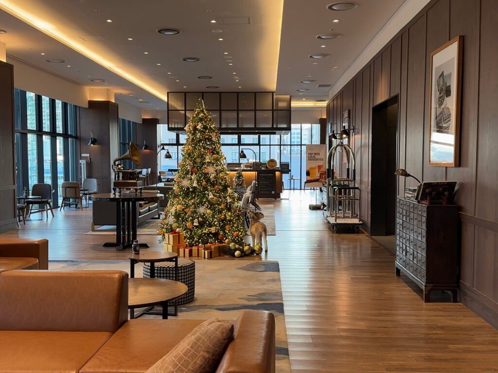 Lobby interior of Four Points by Sheraton Josun Seoul, Myeongdong.