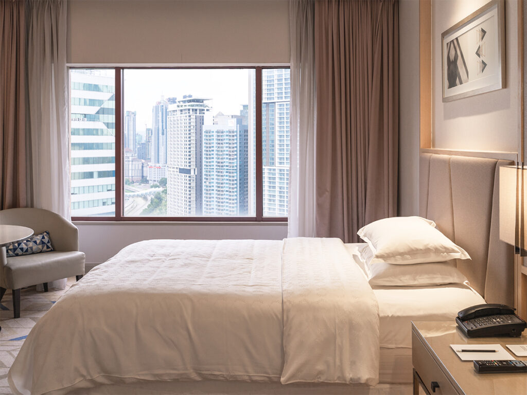 City view room of the Sheraton Imperial Kuala Lumpur.