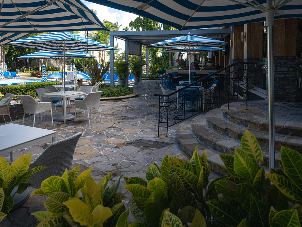 Banyan Tree restaurant layout at Fairmont el San Juan.