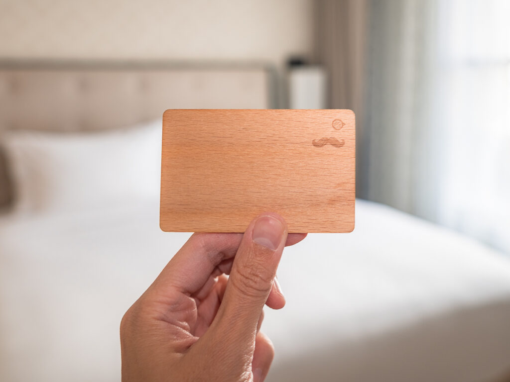 Keycard of the Great Scotland Yard Hotel.