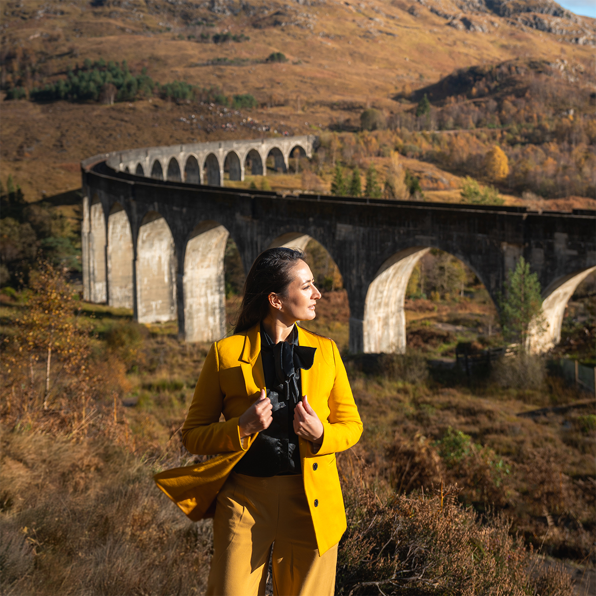 The Glenfinnan Viaduct is a must visit during a scotland weekend trip without a car 3 day itinerary.