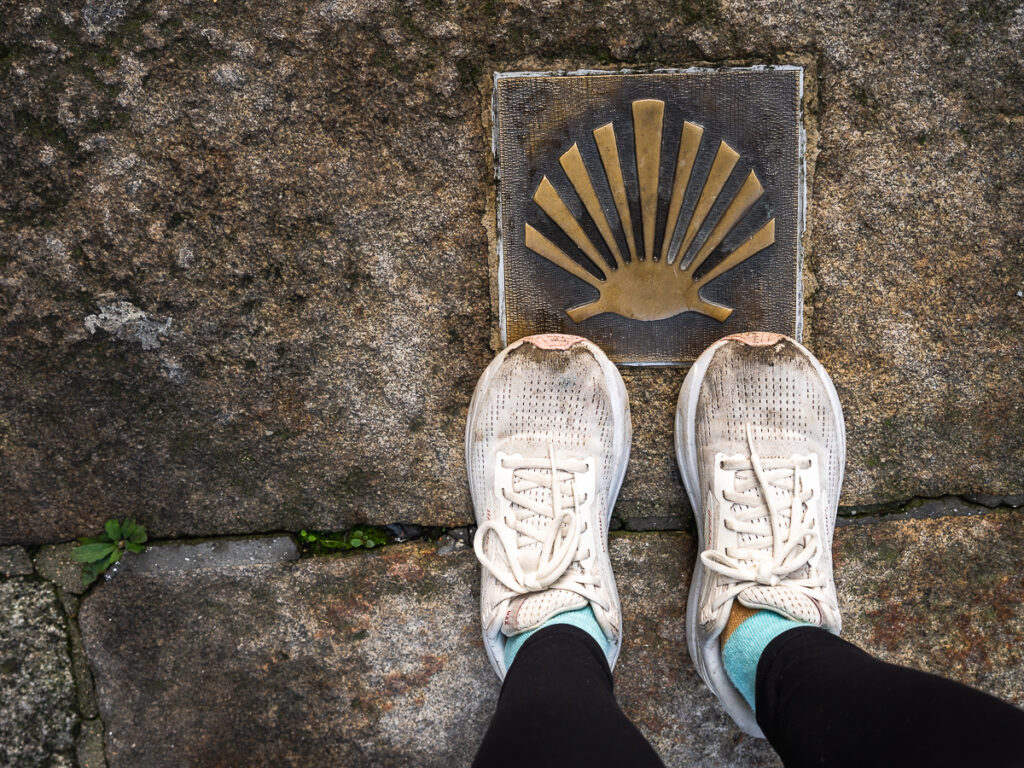 Walking the Camino Ingles with a pair of Brooks Ghost Max 2.