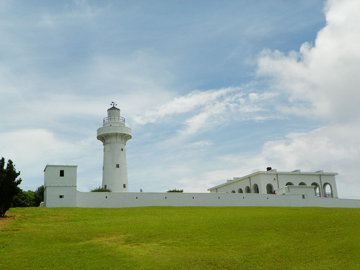 Eluanbi Lighthouse grounds and buildings in Kenting, Taiwan
