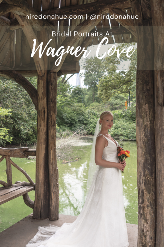 Pinterest pin for Wagner Cove Bridal Portraits.