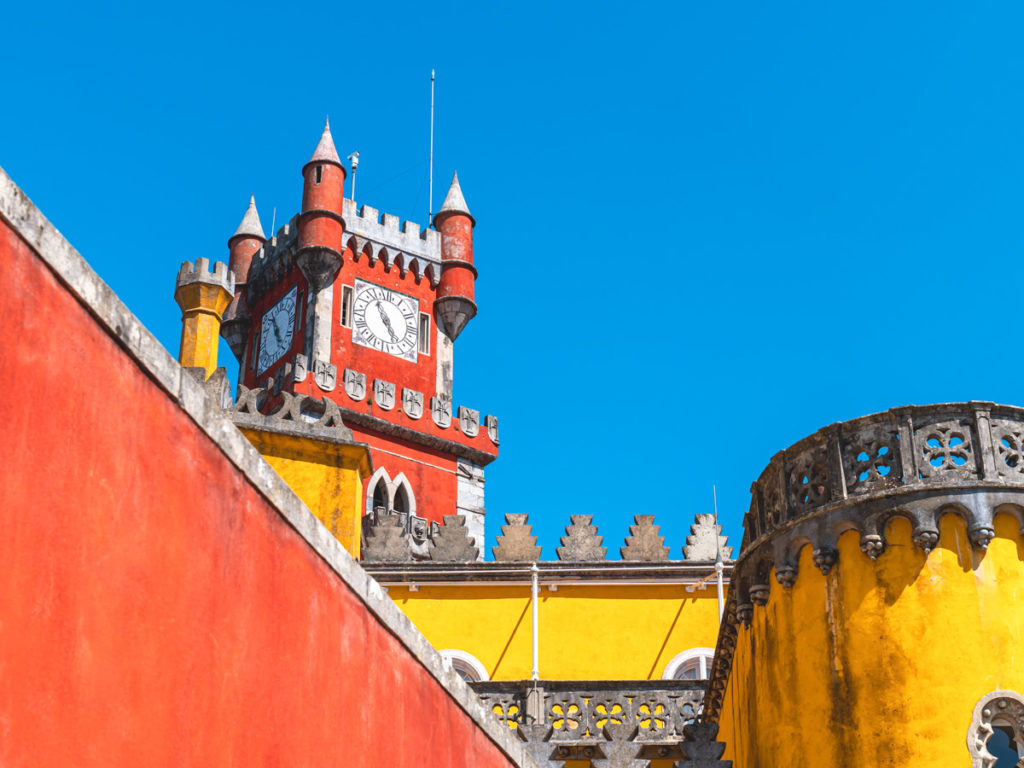 The famous colorful Park and National Palace of Pena in Sintra is a must visit for any Lisbon itinerary.