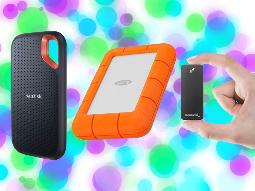 SSD and HDD external hard drives make great stocking stuffers for photographers