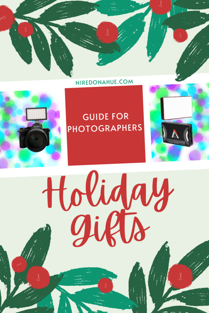 Pinterest pin for this blog post regarding the best stocking stuffers for photographers.