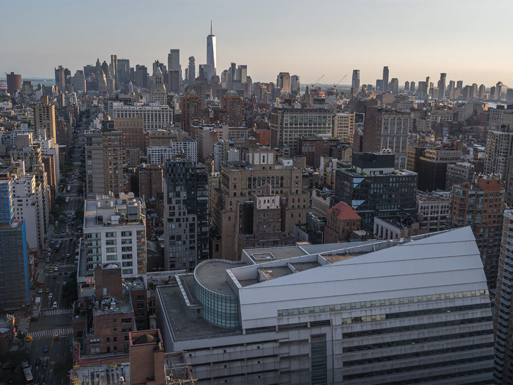 View of Kips Bay and lower Manhattan as seen from the Vu New York residential building.