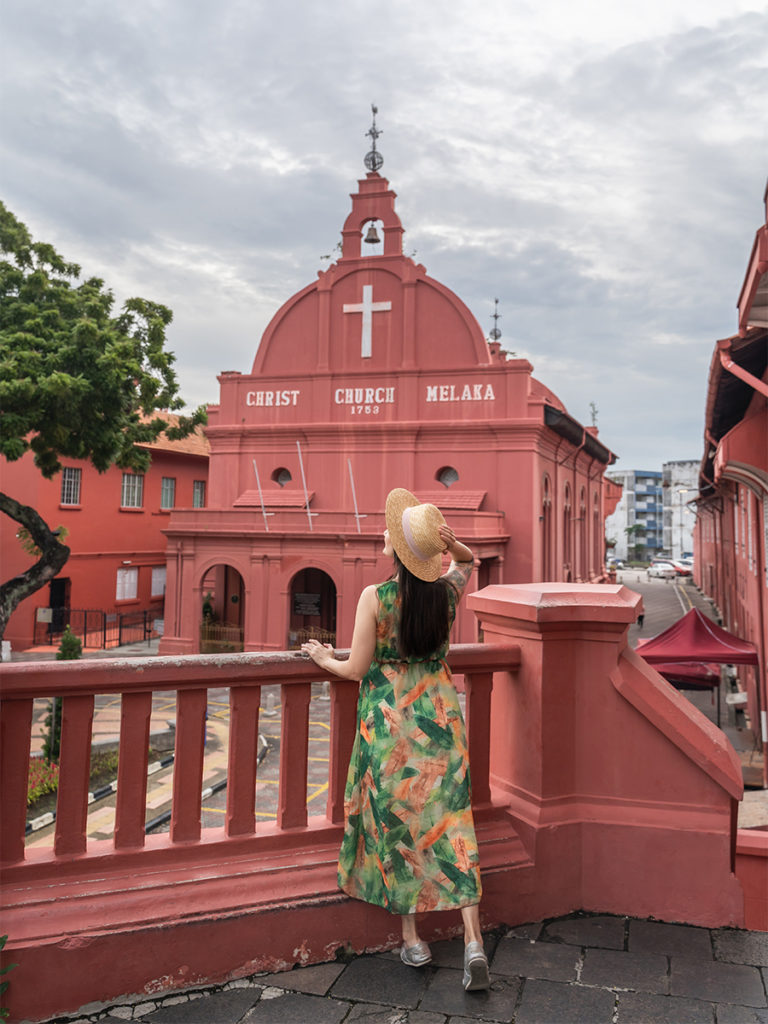 The Red Church in the Red Square is the most famous building in Melaka and is a must visit during a Malaysia 2 week itinerary.
