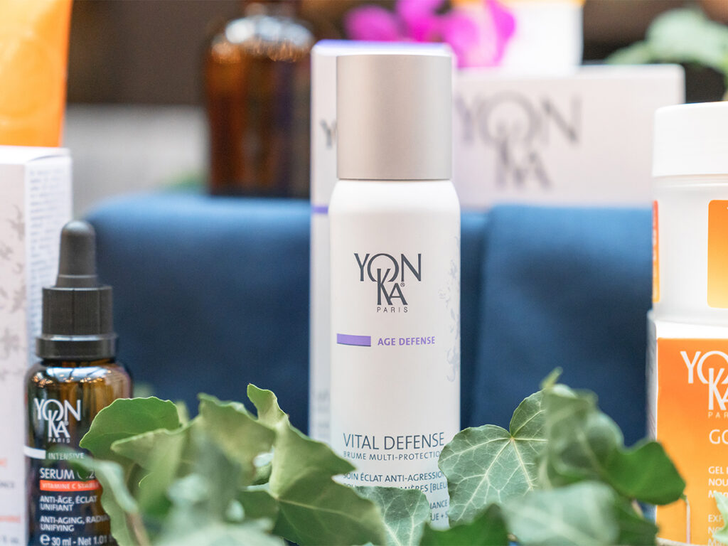 Product photography of French skincare brand, Yon-Ka Paris' Vital Defense Mist Spray.