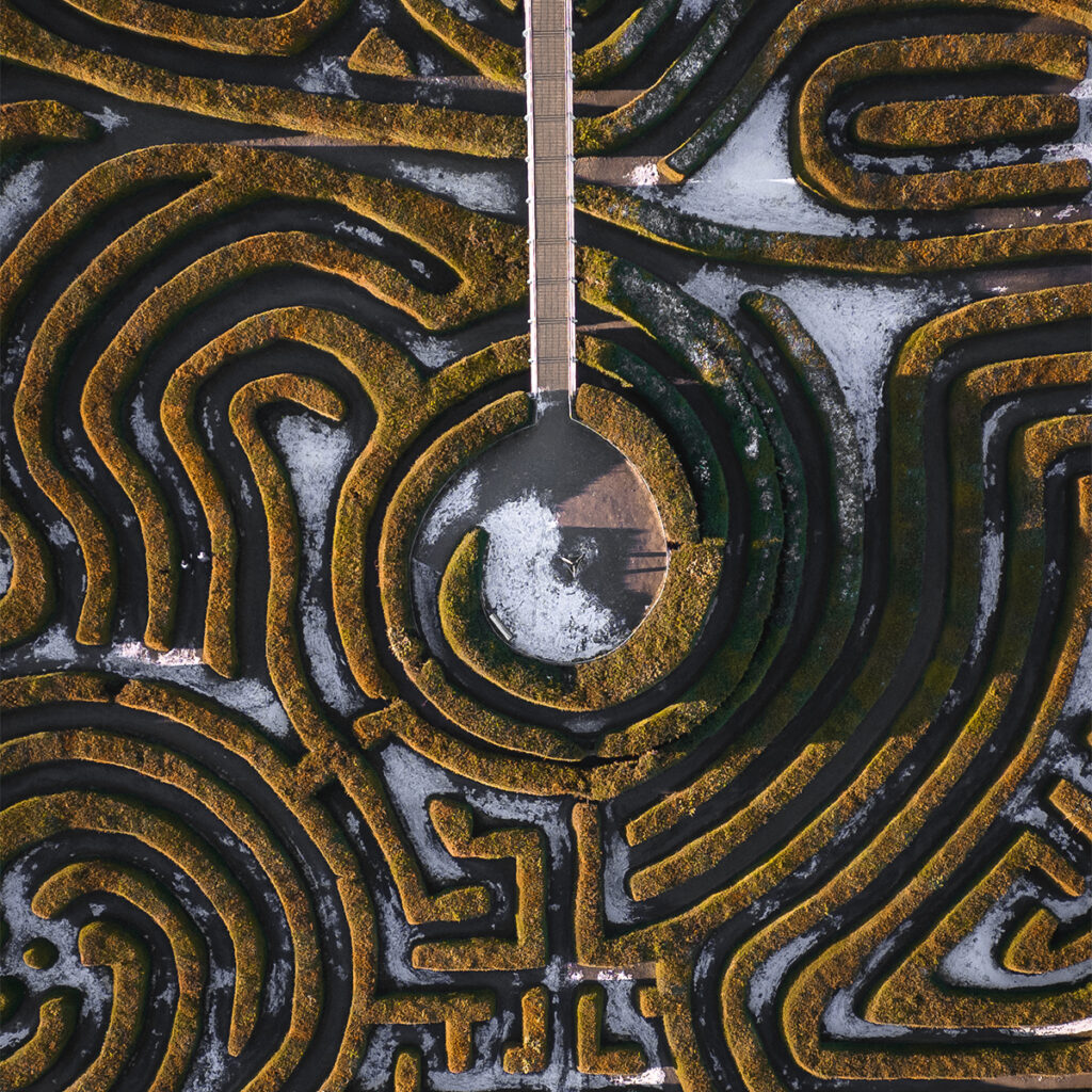 The Castlewellan Peace Maze in Northern Ireland is a hidden gem that everyone should visit during their Ireland 5 day itinerary.