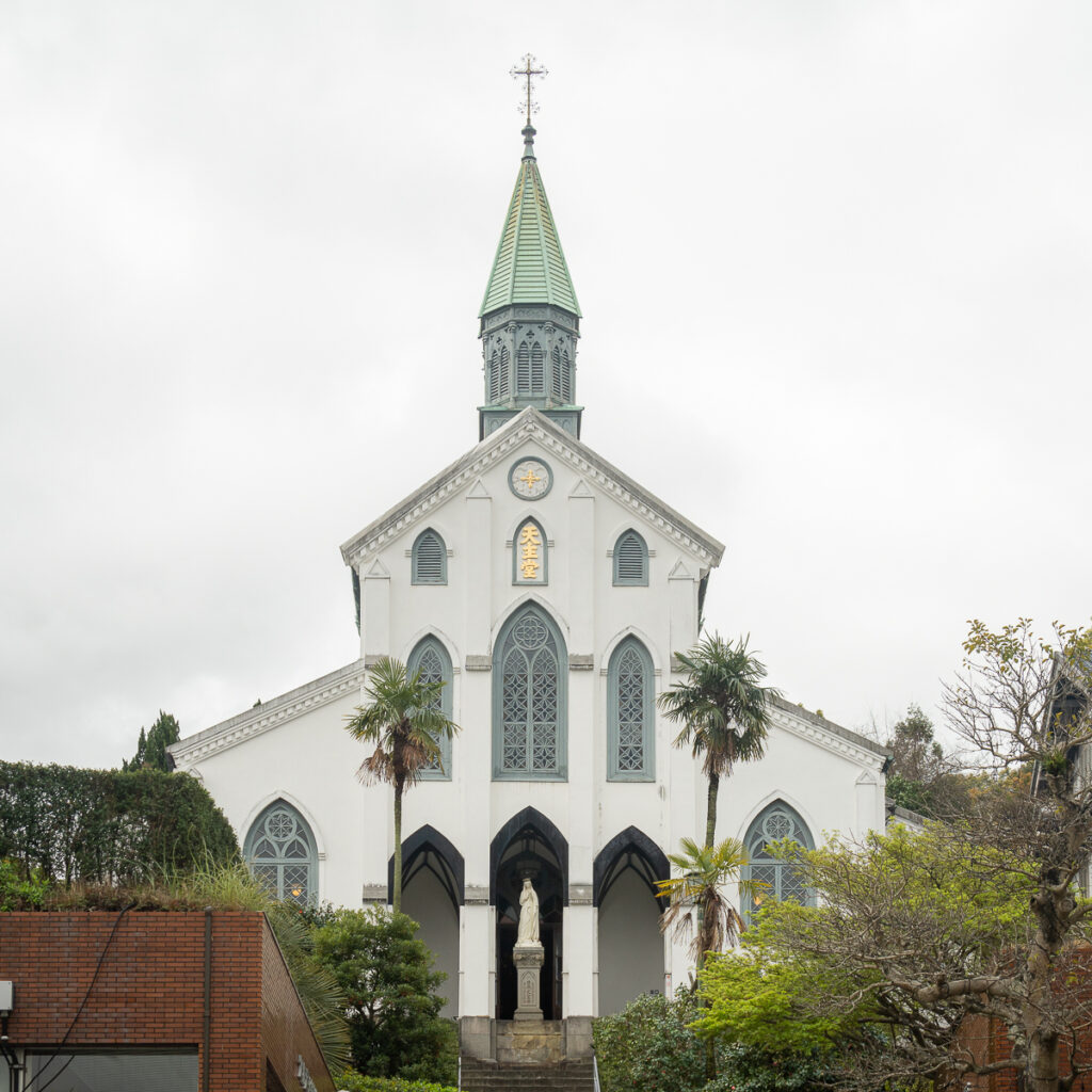 Oura Cathedral is a prominent basilica in Nagasaki.